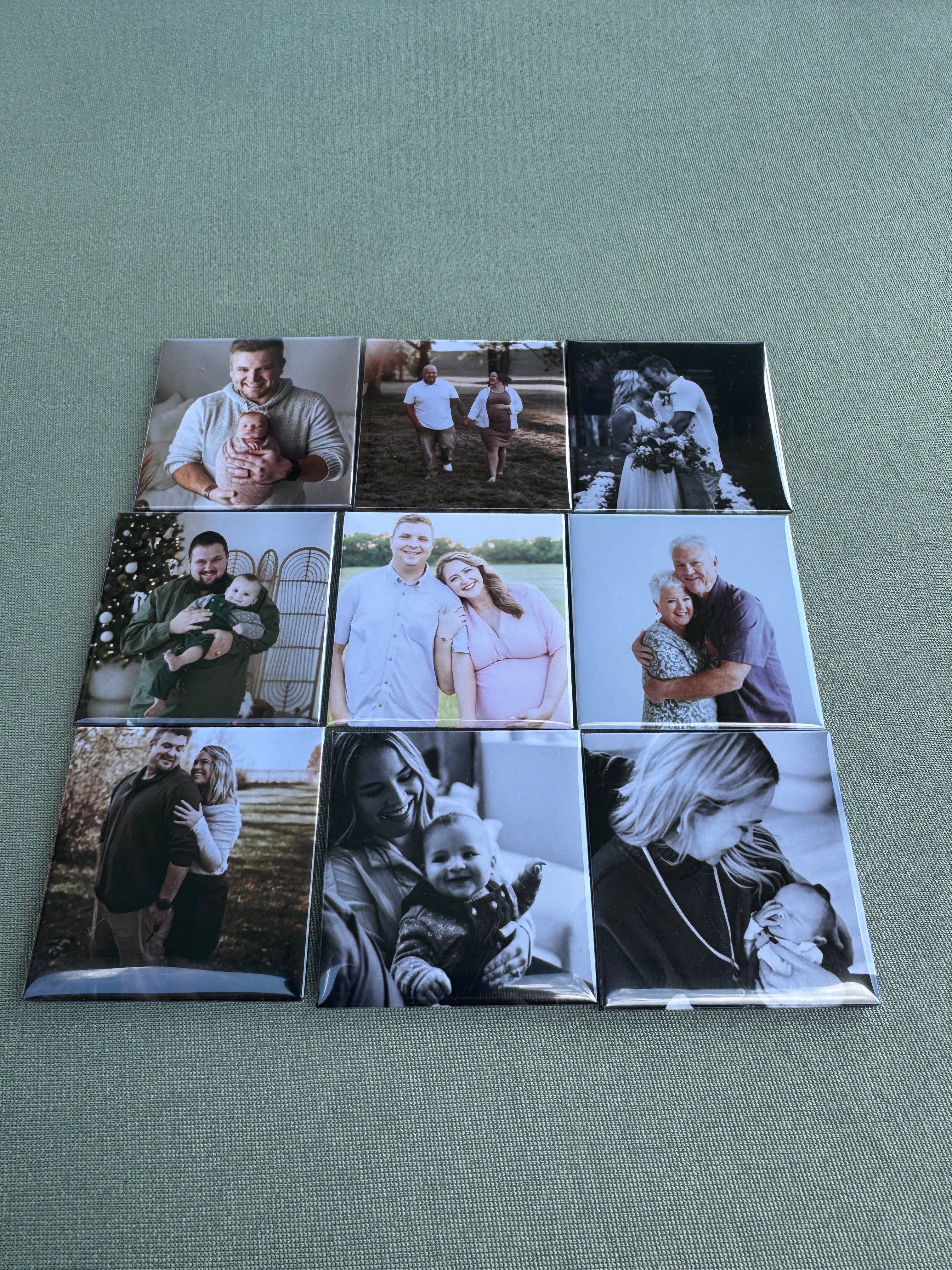 9 Photo Magnets